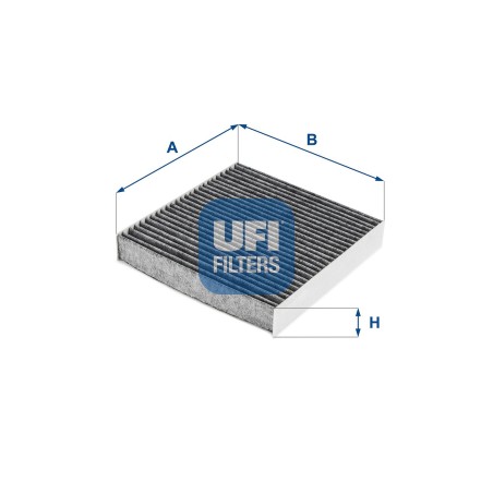 Filter, cabin air UFI 54.248.00