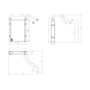 Heat Exchanger, interior heating NRF 54435