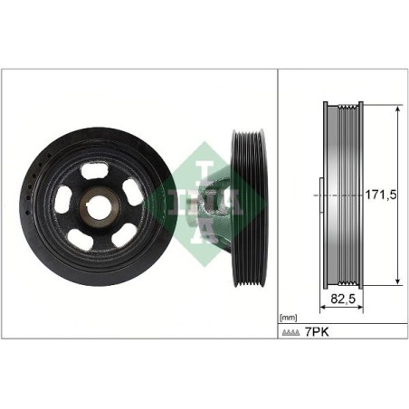 Belt Pulley, crankshaft INA 544014410