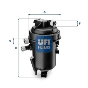 Φίλτρο καυσίμου UFI 55.112.00