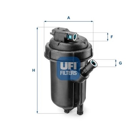 Φίλτρο καυσίμου UFI 55.125.00