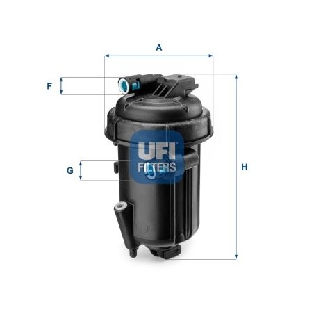 Φίλτρο καυσίμου UFI 55.163.00