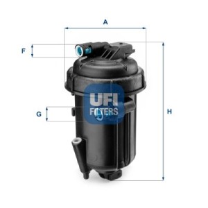 Φίλτρο καυσίμου UFI 55.163.00