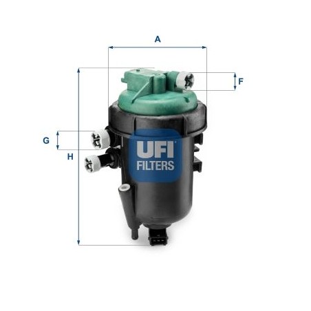 Φίλτρο καυσίμου UFI 55.178.00