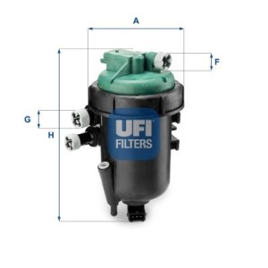 Φίλτρο καυσίμου UFI 55.178.00