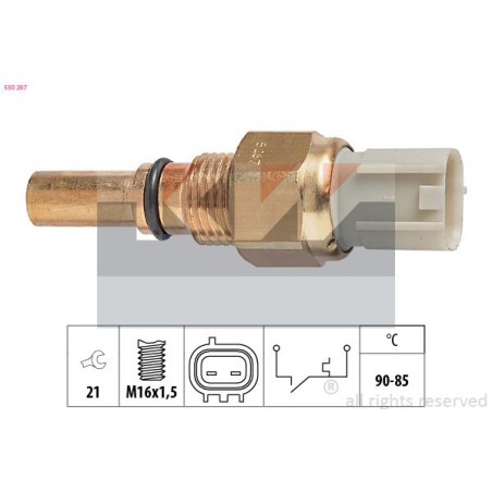 Temperature Switch, radiator fan KW 550267