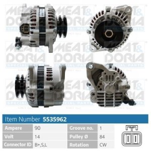 Alternator MEAT & DORIA 5535962