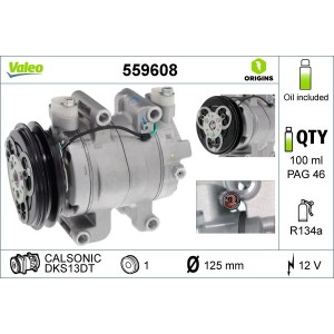 Συμπιεστής, συστ. κλιματισμού VALEO 559608