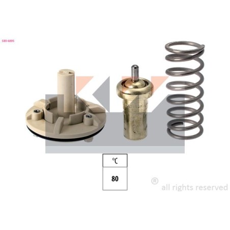 Thermostat, coolant KW 580689S