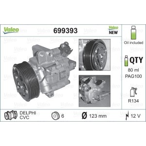 Compressor, air conditioning VALEO 699393