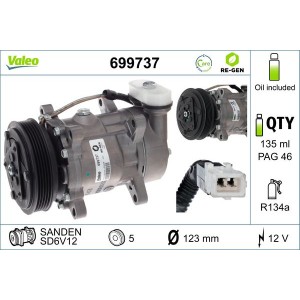 Συμπιεστής, συστ. κλιματισμού VALEO 699737