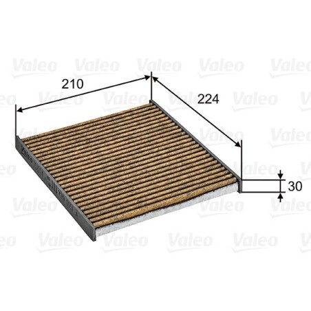 Filter, cabin air VALEO 701024