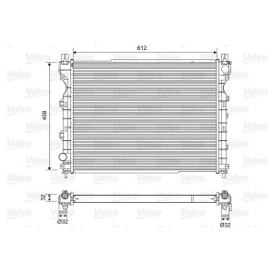 Radiator, engine cooling VALEO 701567
