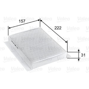 Filter, cabin air VALEO 715809