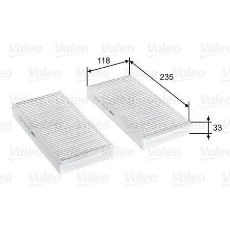 Filter, cabin air VALEO 715812