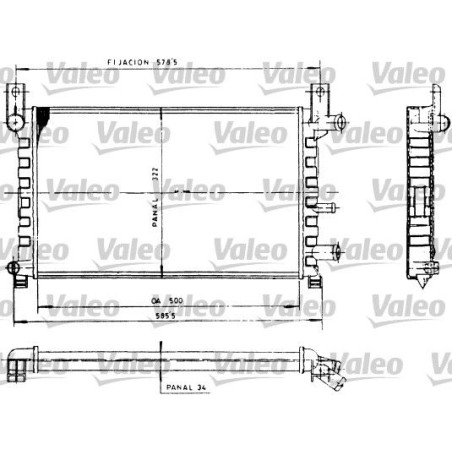 Ψυγείο, ψύξη κινητήρα VALEO 730483