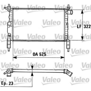 Ψυγείο, ψύξη κινητήρα VALEO 730975