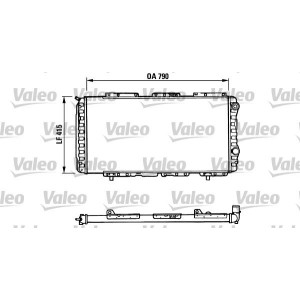 Ψυγείο, ψύξη κινητήρα VALEO 730997