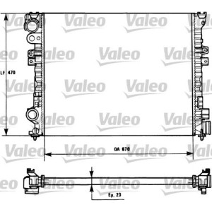 Ψυγείο, ψύξη κινητήρα VALEO 731166