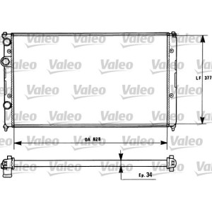 Radiator, engine cooling VALEO 731267