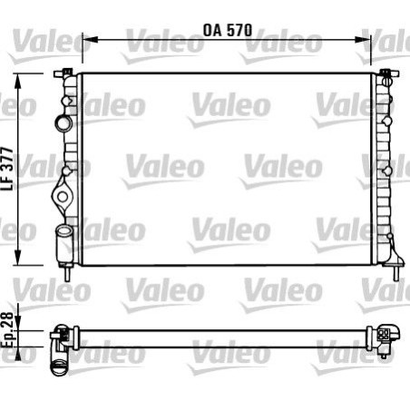 Ψυγείο, ψύξη κινητήρα VALEO 731379