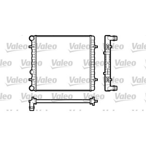 Radiator, engine cooling VALEO 731606