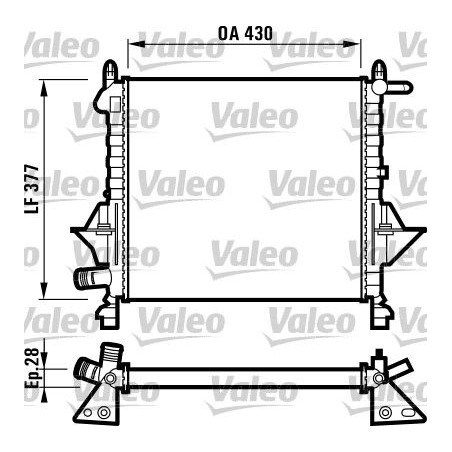 Ψυγείο, ψύξη κινητήρα VALEO 732051