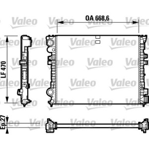 Ψυγείο, ψύξη κινητήρα VALEO 732692