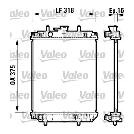 Ψυγείο, ψύξη κινητήρα VALEO 734105