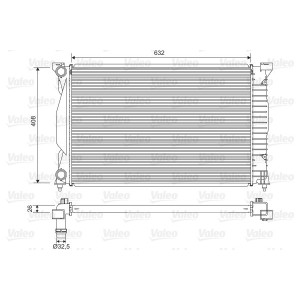 Radiator, engine cooling VALEO 734269