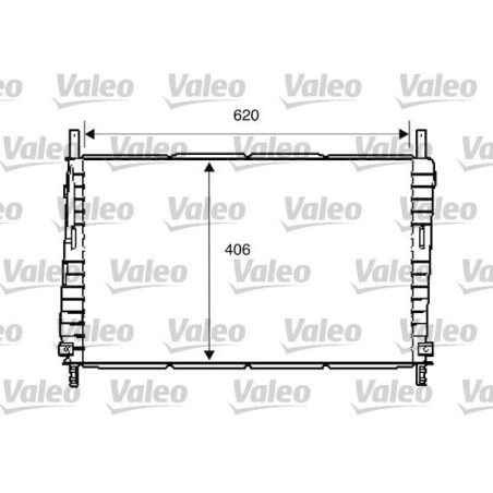 Radiator, engine cooling VALEO 734286