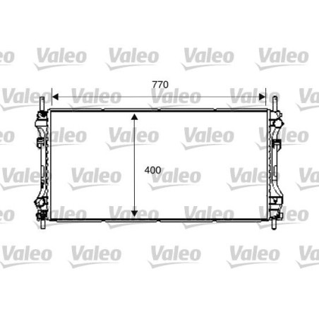 Radiator, engine cooling VALEO 734292