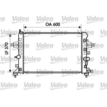 Radiator, engine cooling VALEO 734382