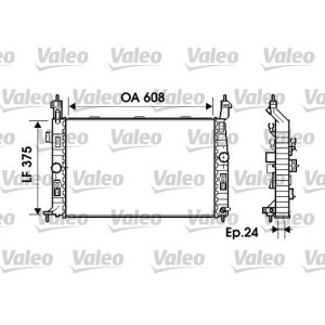 Radiator, engine cooling VALEO 734384