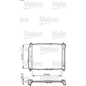 Ψυγείο, ψύξη κινητήρα VALEO 735158