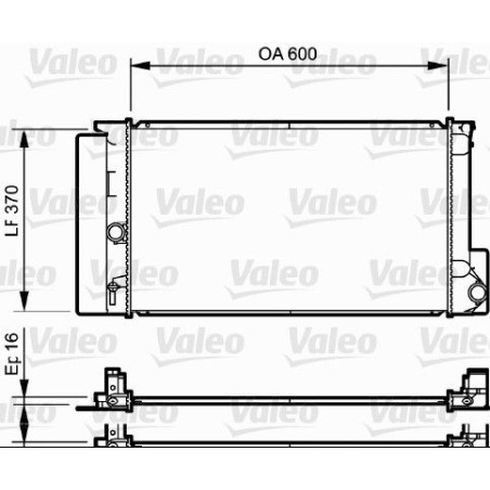 Ψυγείο, ψύξη κινητήρα VALEO 735250