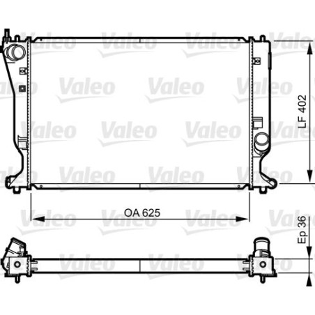 Ψυγείο, ψύξη κινητήρα VALEO 735572