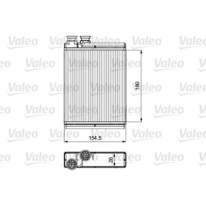 Heat Exchanger, interior heating VALEO 811517