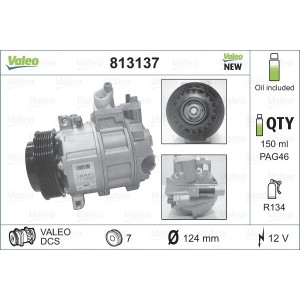 Compressor, air conditioning VALEO 813137