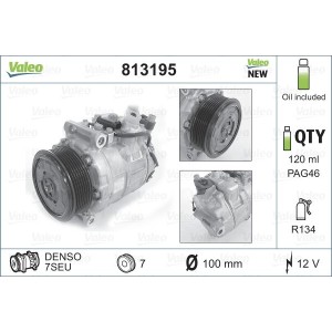 Compressor, air conditioning VALEO 813195