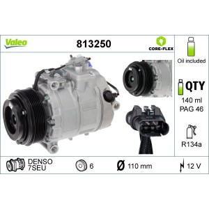 Compressor, air conditioning VALEO 813250