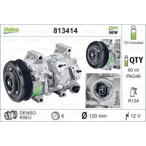 Συμπιεστής, συστ. κλιματισμού VALEO 813414
