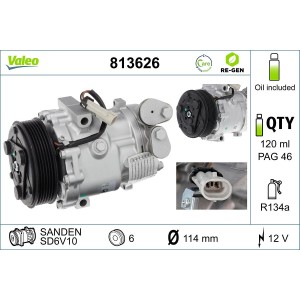 Συμπιεστής, συστ. κλιματισμού VALEO 813626