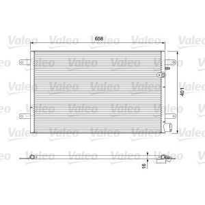 Συμπυκνωτής, σύστ. κλιματισμού VALEO 814004