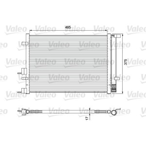 Condenser, air conditioning VALEO 814395