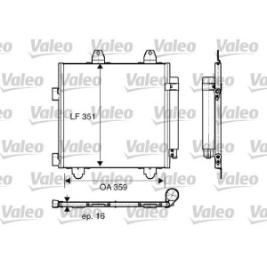 Condenser, air conditioning VALEO 818014