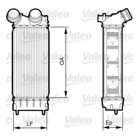 Charge Air Cooler VALEO 818226