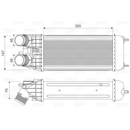 Charge Air Cooler VALEO 818547