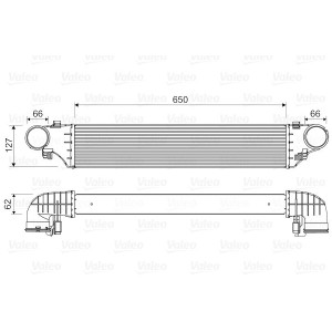 Charge Air Cooler VALEO 818552