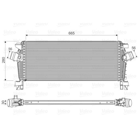 Charge Air Cooler VALEO 818566